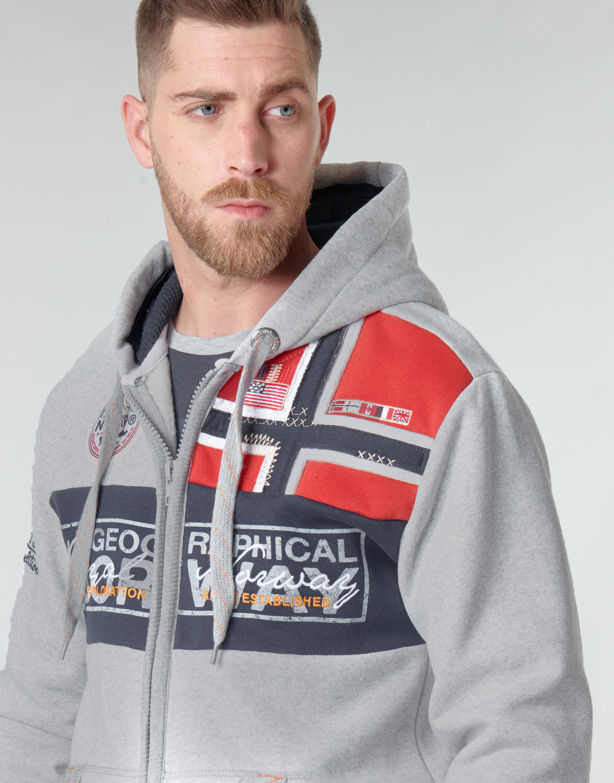 Geographical Norway Gris chiné FLYER 3SEflpMQ