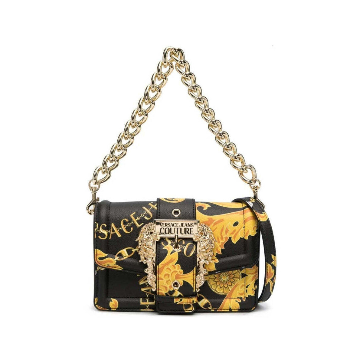 Versace Jeans Couture Multicolore couture crossbody black gold 5O8KE8AC